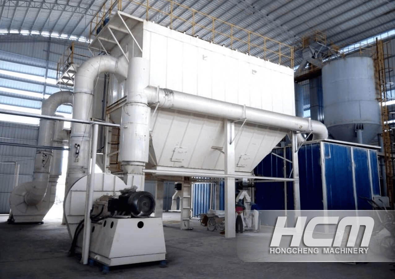 A Production Line of Calcium Carbonate Grinding Mill in Southeast Asia
